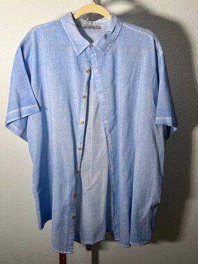 Achilles Greek Premium Quality Denim Blue 100% Cotton Short-Sleeve SZ 3XL